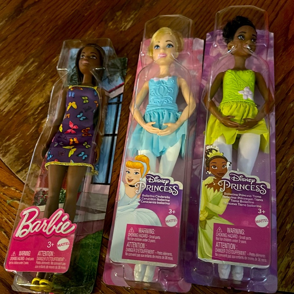 Barbie dolls you get all three for listed price
